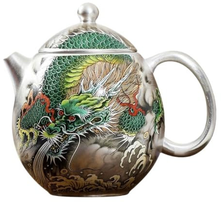 Théières Théière En Céramique Qinglong, Théière En Forme D'œuf De Dragon En Argent Faite À La Main, Service À Thé Kung Fu, Théière Simple En Céramique Theiere Japonaise