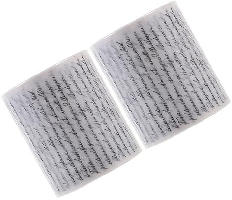 SHINEOFI 2rollos Cinta Washi Decorativa De Colores Cintas para Scrapbooking y Manualidades para Adornar y Planificadores