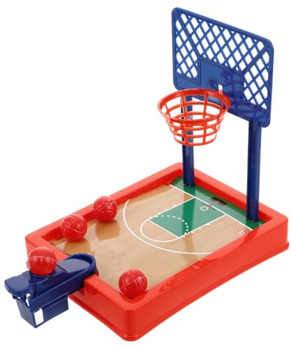 BESPORTBLE Mini Tisch Basketballspiel Interaktives Finger Basketballspiel für Spieler für Büro Schule und Zuhause Bälle Fördert Teamwork und Kognitive Entwicklung