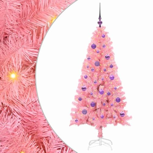 vidaXL Árbol de Navidad Rosa 150 cm PVC