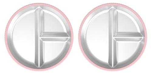 JSGHGDF Plateau de service antidérapant en acier antirouille avec base en silicone d'isolation thermique pour enfants et personnes âgées, usage domestique, ventouse en silicone, assiette à manger
