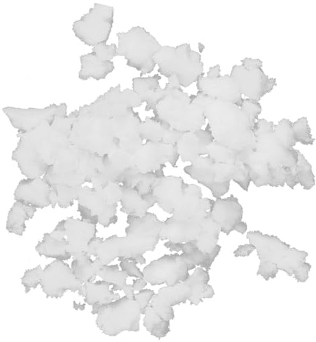 BESPORTBLE Rembourrage Mousse à Mémoire de Forme Déchiquetée 1 Kg pour Coussin de Canapé, Pouf et Oreiller, Garnissage Léger et Respirant, Remplissage Créatif pour Décor et Loisirs