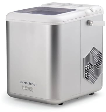 Ariete 651 Ice Machine, Macchine per fare il ghiaccio, 9 cubetti di ghiaccio in 6 minuti, 1,4L, Cubetti grandi e piccoli, Funzione autopulizia