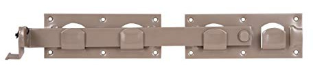 Alberts 300043 DURAVIS® Doppeltorüberwurf | perlbeige duplexbeschichtet RAL 1035 | Größe 423 x 70 mm
