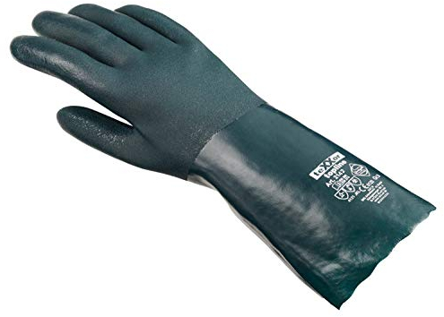 (60 Paar) teXXor Handschuhe Chemikalienschutzhandschuhe PVC GRÜN 60 x grün 10