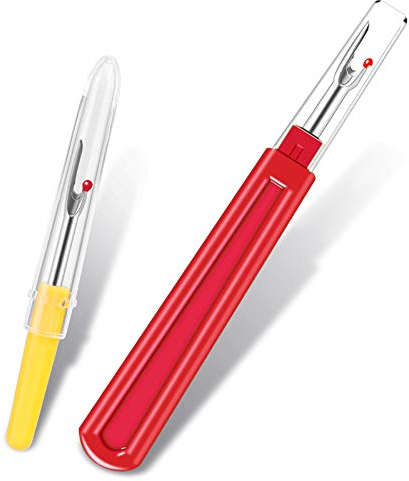 Nahttrenner Set, 2 Größen Faden Trenner, Seam Ripper Kit, Bunte Faden Unpicker für Hand Nähen Sticken Kreuzstich