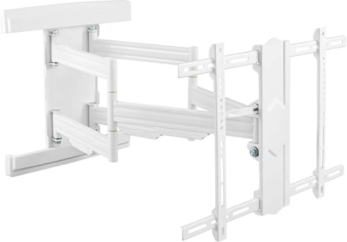 RICOO TV Wandhalterung Schwenkbar für 55-100 Zoll Fernseher Halterung Wand Fernsehhalterung S7564-W Fernseh-Arm Schwenkarm Neigbar Smart OLED Flach Curved Bildschirm bis 70-Kg & VESA 600 x 400