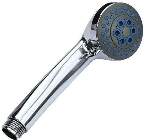 AERZETIX – C58058 - Douchette à main tête Pommeau de douche - 3 fonctions marche-arrêt - couleur Chromé