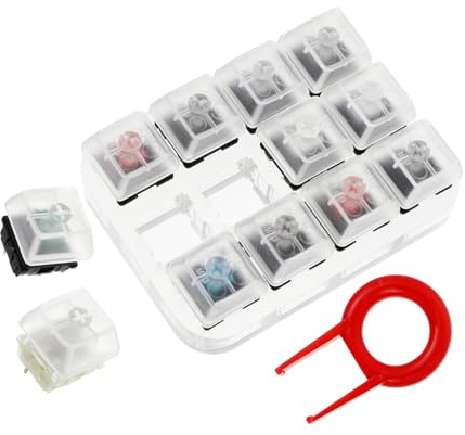 OSALADI 1stück Premium Tastenschalter Tester Für Mechanische Tastaturen Multifunktionales Testwerkzeug Mit Acrylbasis Für Keycap-Tests Stressspielzeug Geeignet
