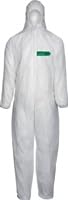 CoverClean® Green - Tuta protettiva CCG, taglia XL, colore: bianco, 50 pezzi