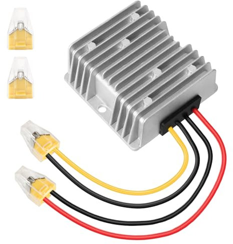 Regulador de Voltaje 24v a 12v, Transformador 12v, Convertidor Buck de Tensión 24V a 12,CC 15V-40V a CC 12V 10A 120W, Reguladores de Tension para coches, instrumentos