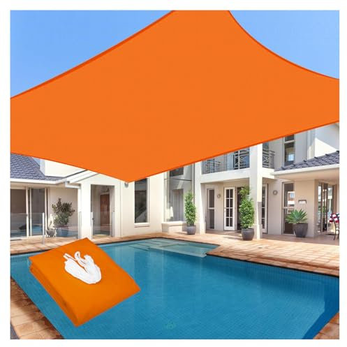 HAZARA Resistente ai Raggi UV Traspirante Telo Ombreggiante Durevole E Resistente allo Strappo Tende da Sole Motorizzate (Facciamo Dimensioni Personalizzate),Orange-3mx4m