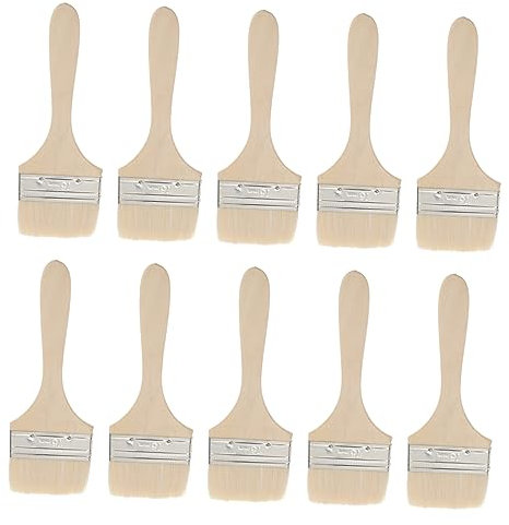 BELLIFFY 10stücke Farbmasse Pinsel Professionelle Chip Pinsel Für Farbe Und Grillbürste Outdoor Grillpinsel Und Langlebig