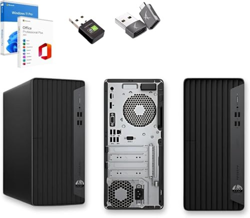 Pc Desktop Pronto All'Uso, Computer Pc Fisso HP Intel Core i5-10600 fino a 4.80 GHz, Ram 16Gb, SSD 512Gb, hdmi, Office 2021, Win 11 Pro Garanzia 36 mesi (Ricondizionato)