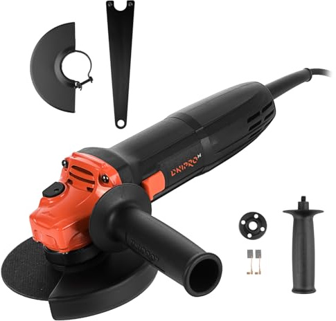 Smerigliatrice Angolare GS-98 720W 125mm - Flessibile da Taglio Compatto 11000 giri/min, Attacco M14, Impugnatura Ergonomica - Moletta Elettrica per Metallo, Pietra, Piastrelle e Muratura di Dnipro-M