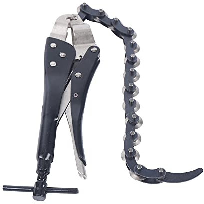 PVC-Rohrschneider, Auspuffrohrschneider, Endrohrschneider, Universal-Kettenrohrschneider, Auspuffrohr-Abschneidewerkzeug, Kupferrohrschneider, Schneidzange aus Kohlenstoffstahl mit rutschfestem Grif