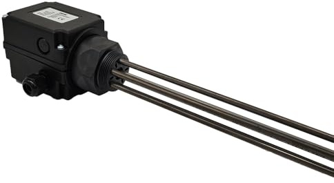 TWL Elektroheizstab mit Isoliertrennung – 8 kW – Heizstab für Speicher mit Thermostat & Temperaturbegrenzer