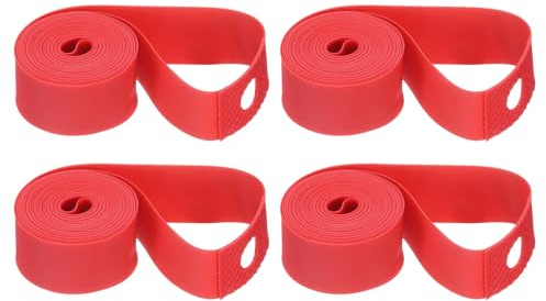QUARKZMAN 4 Bandes De Jante De Vélo 29 x 18mm Protège-Jante PVC pour Pneu De Vélo Bande Jante Protectrice Anti-Rayures Coussin De Protection pour VTT Vélo De Route