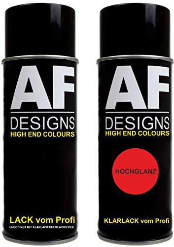 Alex Flittner Designs Spraydose für GeneralMotors WA238L Super Red Basislack Klarlack Sprühdose 400ml