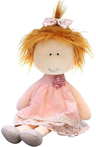 Bprtcra Rag Dolls, Handmade Textilpuppen Babypuppe, Baby-Geburtstagsgeschenke, Kuschelpuppe Textile Dolls, Little Eye Rag Doll, Weiche Stoffpuppe Geschenk für Babys,35CM,Type B