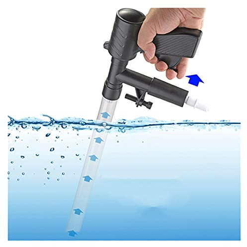 YGLONG Aquarium Reiniger Aquarium Wasserwechsel Pumpe Aquarium Reinigungswerkzeug Wasser Changer-Bodenreiniger Syphon Filter Pump Handbuch Aquarium Wasserwechsel