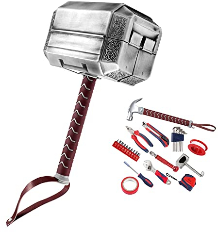 GDJOB Mjolnir Thor Hammer 28-Piece Tool Set – Premium Multi-Functional Kit for DIY, Home Repair & Collectors