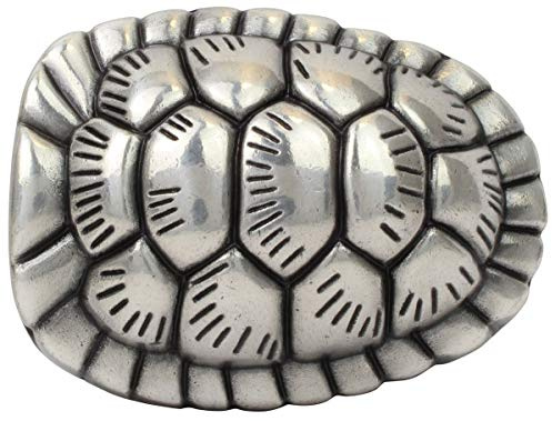 BELTINGER Gürtelschnalle Schildkröten-Panzer 4,0 cm | Buckle Wechselschließe Gürtelschließe 40mm Massiv | Wechselgürtel bis 4cm