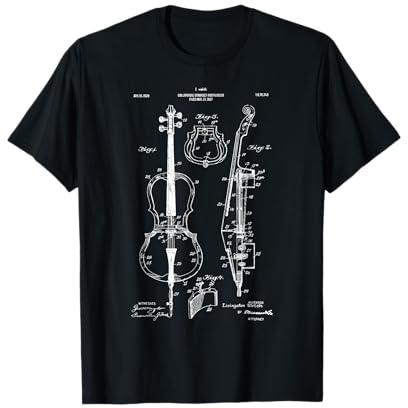 Violoncelle vintage 1890 Verni Violoncelle T-Shirt