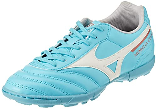 Mizuno MORELIA II CLUB AS, Scarpe da Football, Unisex - Adulto, Blue Curacao/Snow White/Red Brown Satin, 44 EU