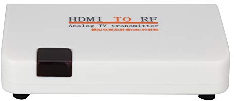 Convertisseur HDMI vers RF Coaxial, Modulateur RF avec Télécommande, pour DVD, Jeu, Décodeur, Prise UE