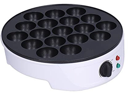 Takoyaki Maker Mini Octopus Sartén para Hornear Eléctrica Máquina de Desayuno Bola para el Hogar Bolas Pequeñas Portátil 18 Hoyos 240V 220 220 240V Ollas Eléctricas para Fondue