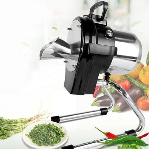 Ensemble de trancheuse de légumes électrique, coupe-légumes électrique,robot culinaire pour ail,poivre,piment,oignon,céleri, gingembre,poireaux,pour restaurants et cuisine à domicile,FC-110LK