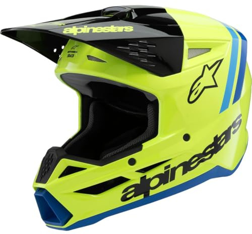 Alpinestars Kids Motocross-Helm S-M3 Gelb Gr. M