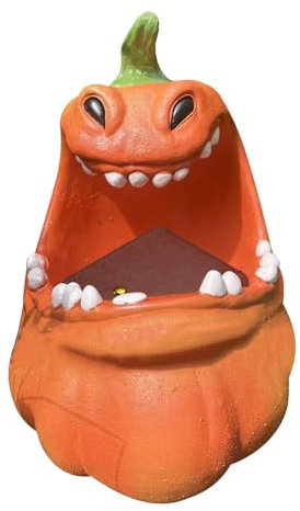Conteneurs de citrouille d'Halloween, boîte de rangement de citrouille d'Halloween | Porte-bonbons à la citrouille en résine | Petite Statue de citrouille Halloween pour, boîte de bonbons ou de frian