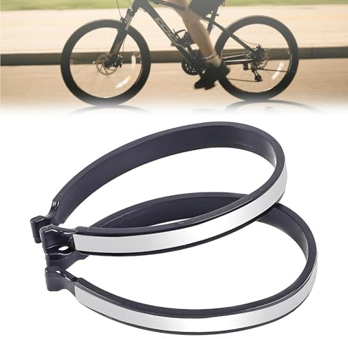Lot de 2 Pinces réfléchissantes pour Pantalons de vélo,Pinces à Vélo Réfléchissantes,Sangle Cheville Reflechissante Velo,Universel ABS Sangle Cheville Reflechissante Velo,pour Vélo Unisexe