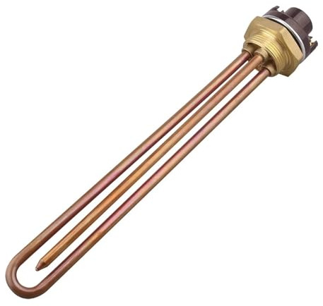 Vqxmhrpw Elektrische Hot Rod Heizung, 220 V Elektrischer Warmwasserbereiter Mit Thermostat Temperaturregler Schalter 1 1/4 Zoll Gewinde DN32 Heizelement(1200w)