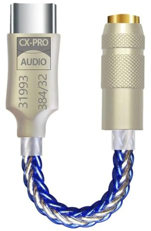 Generchin CX31993 HiFi Tipo C A 3,5 mm Amplificador de Auriculares Decodificador de Audio IEM AMP Adaptador de Teléfono Móvil B
