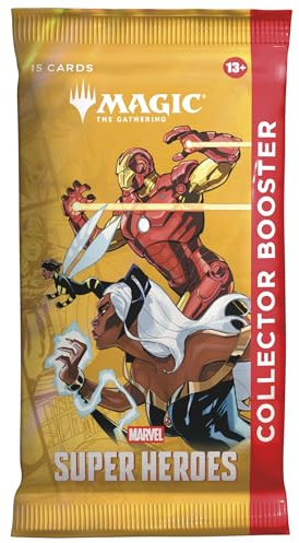 Magic: The Gathering | Marvel Super Heroes Sammler-Booster | Sammelkartenspiel (Englische Version)