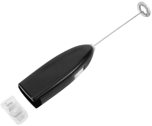 CTIRCHIU Sbattitore Elettrico Portatile per Uova e Latte Funzione Multiuso, Realizzato in Acciaio Inossidabile e Plastico, per Uso in Hotel e All'aperto Riutilizzabile