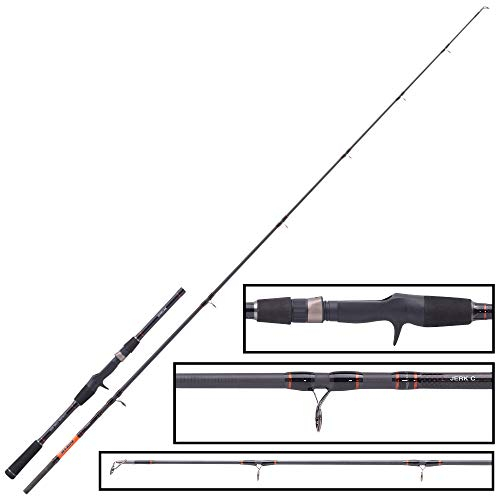 Balzer Shirasu Jerk C 1,95m 40-110g - Jerkbaitrute zum Hechtangeln mit Jerkbaits, Spinnrute zum Jerkbaitangeln, Hechtrute