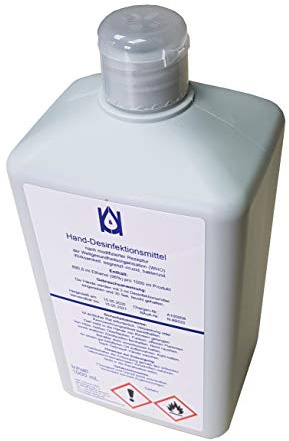 IMC Desinfektionsmittel 1000ml Hände/Hand nach WHO 96% Alkohol Hygiene Händedesinfektion Begrenzt Viruzid Bakterizid 1L Flasche