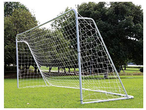 Fußballtore Hua Großes Stahlrohr-Fußballtor Outdoor-Garten-Fußballtrainingsgestell Für Erwachsene Und Kinder, 300 X 200 X 120 cm