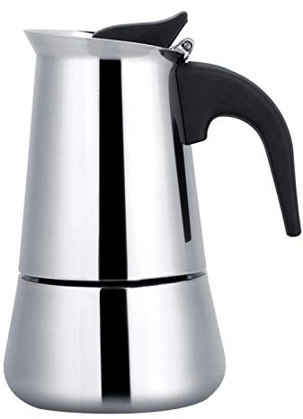 BWLZSP Cafetière en acier inoxydable Pot de café Cafetière moka cafetière en acier inoxydable portable Moka Espresso Macher Mocha Pot moka cafetière filtre cafetière petite