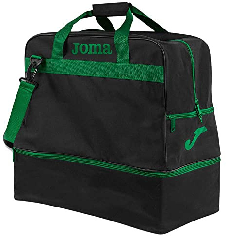 Joma S Borsa sportiva grande Training III, Unisex-Adult, Nero Verde
