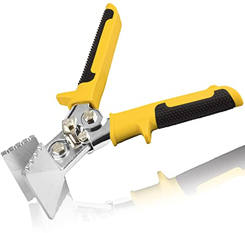 LEONTOOL 7,6 cm, pinza de doblado de metal con mandíbula recta para chapa, dobladora y herramienta plana para metal con asas antideslizantes