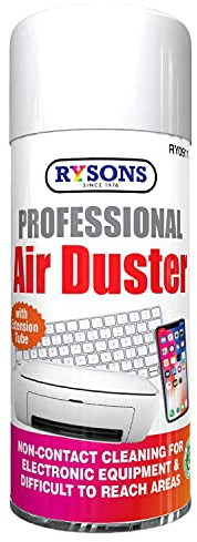 Air Duster Can Multi Purpose Spray Gun Invertible Compressed Gas Non-Contact Cleaner Portable Power Cleaner for Electronic Equipment & Difficult to Reach Areas-200 ml
