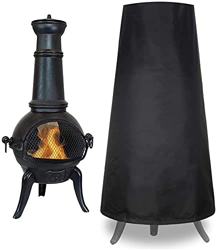 Patio Chiminea Abdeckung UCARE Wasserdicht Heavy Duty 420D Oxford Gartenofen Heizung Cove Outdoor Patio Große Regen Sonne UV Protektor Kamin Möbel Abdeckung