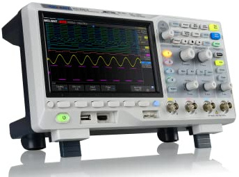 Siglent Technologies SDS1204X-E 200MHz Super Phosphor Digital Oscilloscopes 4 Channels 1 GSa/s 14 MB Grey