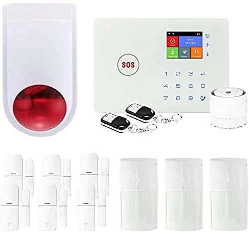 LIFEBOX - Wireless Smart Home Alarm - 2 Times More Security Wi-Fi and Amazon GSM - Scalable, Subscription Free and Connected Alarm - Easily Secure Your Home - Animal Kit 6