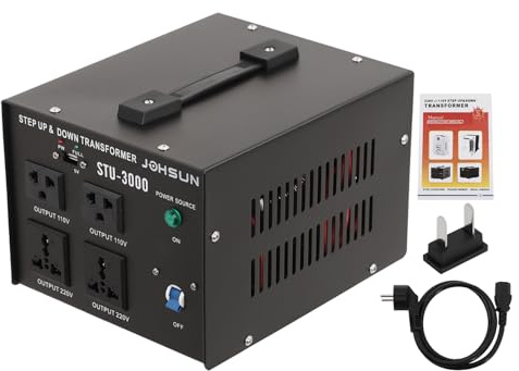 SHZICMY Transformateur 3000 W 220 V à 110 V Step Up/Down 110 V 220 V AC